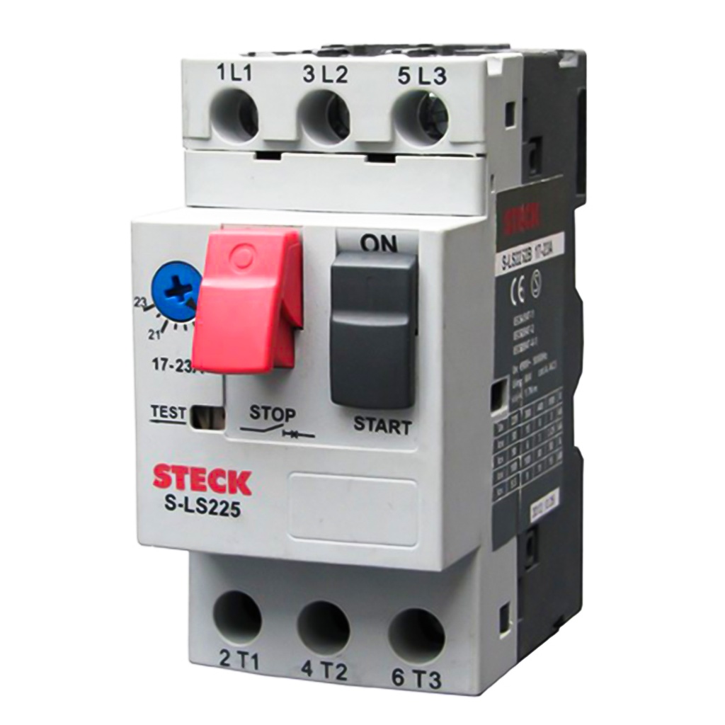 SLS2252B Guardamotor Magnetico 3P Reg. 17-23A 15Ka 400/415V